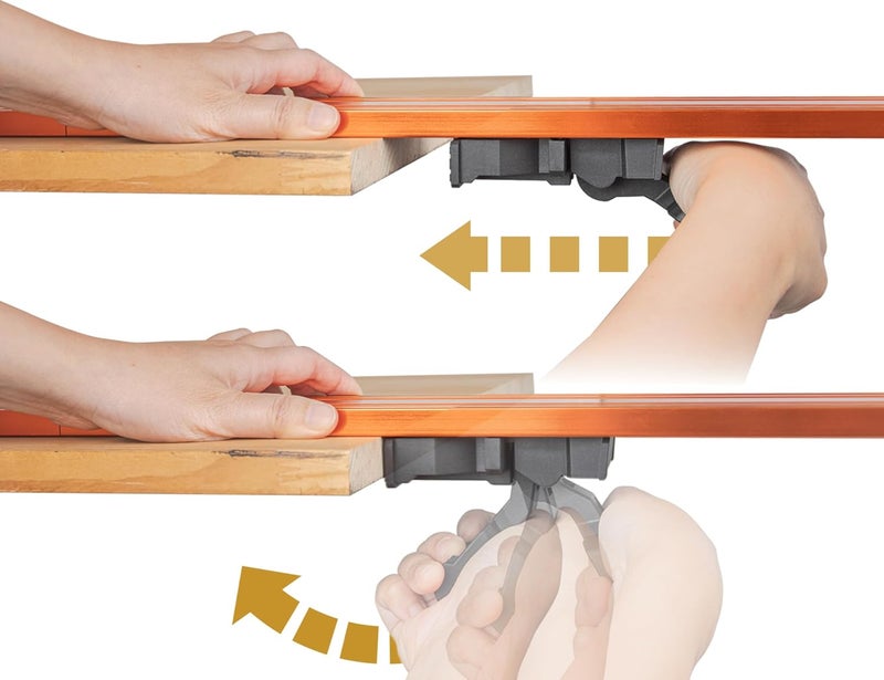 O'SKOOL 100"Straight Edge Clamp for Circular Saw - Precision Saw Guide for Accurate Cuts, Cross Cut and Rip Cut | Circular Saw Guide with Straight Edge Guide, PGS004 - Image 5